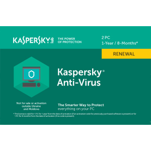 Kaspersky Anti-Virus 2020 продление лицензии на 1 год для 2 ПК (скретч-карточка) ТОП в Ровно