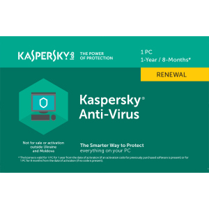 Kaspersky Anti-Virus 2020 продление лицензии на 1 год для 1 ПК (скретч-карточка) в Ровно