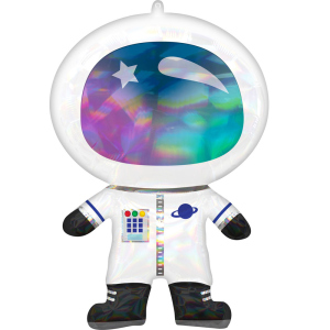 Шарик воздушный Amscan Iridescent Astronaut P40 (4119601) лучшая модель в Ровно