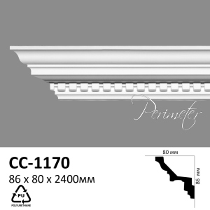 Карниз Perimeter CC-1170 * 86 x 80 x 2400 ТОП в Ровно