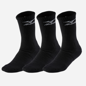 Набор носков Mizuno Training 3P Socks 32GX6A5409 XL (44-46) 3 пары Черный (5054698105542) лучшая модель в Ровно