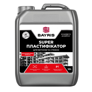 Пластифікатор для бетонів та стяжок Super Bayris 10л в Рівному