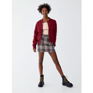 Бомбер Pull & Bear 5710/303/604-ACUK M Бордовый (DD3000002772247) лучшая модель в Ровно