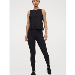 хорошая модель Спортивные леггинсы H&M Sport 9249733sdm XL Черные (PS2030000115938)