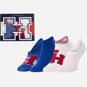 Набір шкарпеток Tommy Hilfiger Unisex Sneaker Giftbox 392004001-470 43-46 4 пари (8718824653433) ТОП в Рівному