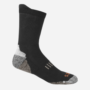 Носки тактические 5.11 Tactical Year Round Crew Sock 10014 L/XL Black (2000980276769) ТОП в Ровно