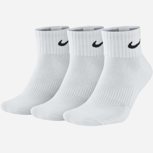 Шкарпетки Nike V Cush Ankle-3P Value SX4926-101 XL (46-50) 3 пари Білі (887232701116)