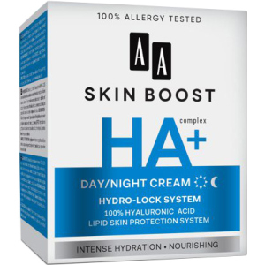 купити Зволожуючий крем для обличчя AA Cosmetics Skin Boost HA+ Moisturising Day & Night Cream 50 мл (5900116045597)