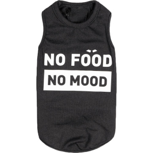 Борцовка для собак Pet Fashion "No food-no mood" M Чорна (4823082421770)