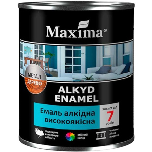 Емаль алкідна високоякісна Maxima 2.3 кг. Горіхова (4823083307424) краща модель в Рівному