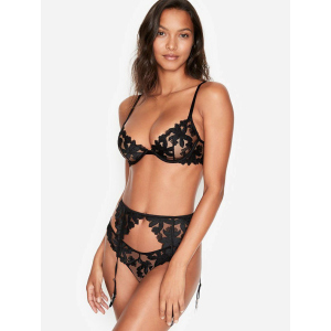 Комплект (трусики+пояс) Victoria's Secret 875501968 L Черный (1159754775) лучшая модель в Ровно