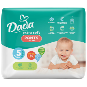 Трусики-подгузники Dada Extra Soft 5 Junior 12-17 кг 30 шт (4820174980658) в Ровно