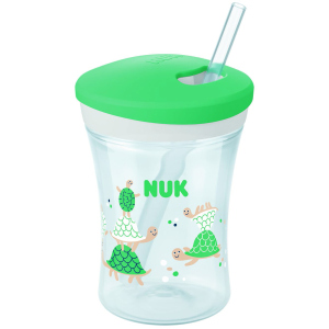 Поильник Nuk Evolution Action Cup 230 мл Зелений (4008600365136) ТОП в Рівному