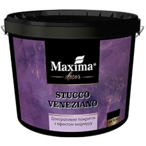 Декоративне покриття Maxima з ефектом мармуру "Stucco Veneziano" 15 кг (4820024426947) в Рівному