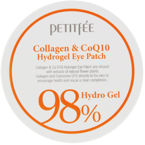 Гидрогелевые патчи для глаз Petitfee Collagen & Co Q10 Hydrogel Eye Patch Коллаген-Коэнзим 60 шт (8809239800458) лучшая модель в Ровно