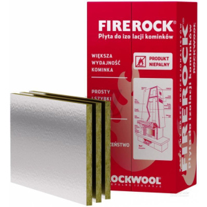 Вата Rockwool Firerock для камінів та печей 1000x600x30 6м2, 10 листів