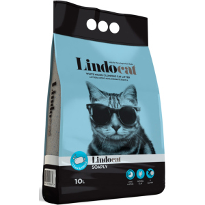 Наповнювач для котячого туалету Lindocat Soaply Бентонітовий комкуючий 8.5 кг (10 л) (8006455001083) ТОП в Рівному