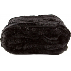 Плед LIFETIME Furry blanket Черный 120x150 см (871125227910-2 black) ТОП в Ровно