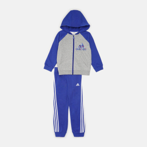 Спортивний костюм дитячий Adidas I Bos Logo Fz J H28829 98 см Mgreyh/Boblue (4064054926248) краща модель в Рівному