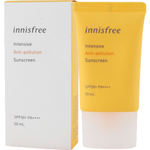 Увлажняющий солнцезащитный крем innisfree Intensive Anti-Pollution Sunscreen SPF50+ PA+ 50 мл (8809612857888) лучшая модель в Ровно