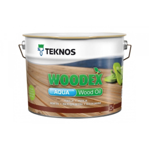 Масло для дерева Teknos WOODEX AQUA WOOD OIL ( Текнос ВУДЕКС АКВА ВУД ОЙЛ ) 2.7 л водоразбавляемое, внутри и снаружи рейтинг