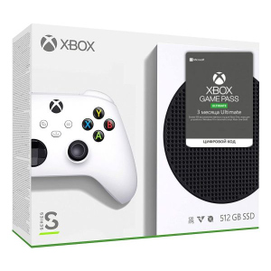 Microsoft Xbox Series S 512Gb + Xbox Game Pass Ultimate (3 месяца) ТОП в Ровно