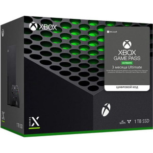 Microsoft Xbox Series X 1Tb + Xbox Game Pass Ultimate (3 місяці) в Рівному