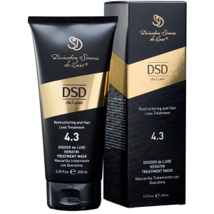 Восстанавливающая маска с кератином DSD de Luxe 4.3 Keratin Treatment Mask для улучшения структуры волос и стимуляции их роста 200 мл (8437011863096) ТОП в Ровно