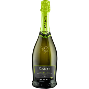 Вино ігристе Canti Prosecco Extra Dry Biologico біле екстра-сухе 0.75 л 11% (8005415057979) в Рівному