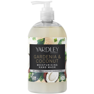 Мило рідке Yardley Gardenia & Coconut Milk Botanical Hand Wash для рук 500 мл (5056179303492) в Рівному