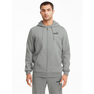 Спортивна кофта Puma ESS Small Logo FZ Hoodie 58670203 S Сіра (4063697314023) в Рівному