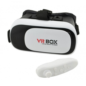 Очки виртуальной реальности VR BOX 2.0 3D c пультом White лучшая модель в Ровно