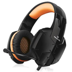 Наушники REAL-EL GDX-7700 SURROUND 7.1 black-orange надежный