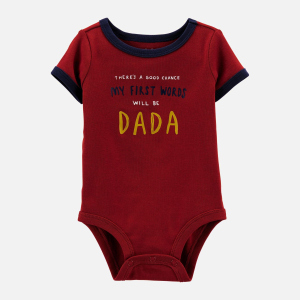 Боди-футболка Carters 1M009210 68 см 600 R Red (194135469075) лучшая модель в Ровно