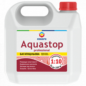 Ґрунтовка Eskaro Aquastop Professional 3 л краща модель в Рівному