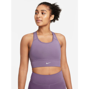 Спортивний топ Nike W Nk Swsh Lngln Bra CZ4496-574 M (195239593116) ТОП в Рівному