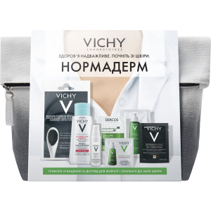 Набір для комплексного догляду Vichy Normaderm Глибоке очищення та догляд для жирної та схильної до акне шкіри (5902503632922) краща модель в Рівному