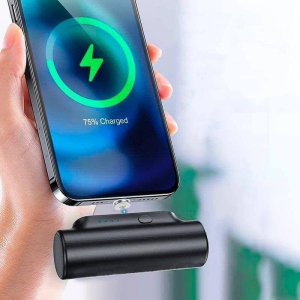 УМБ міні портативний Magnet Power Bank 3000mAh 18W Fast Charge black краща модель в Рівному