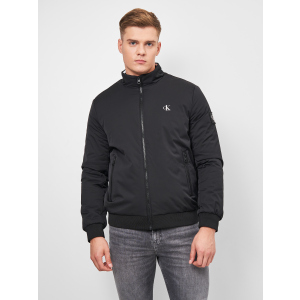 Вітровка Calvin Klein Jeans Nylon Harrington Jacket J30J318216-BEH L Black (8719854123545) краща модель в Рівному