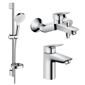 Hansgrohe Набор смесителей для ванны Logis (1082019) лучшая модель в Ровно