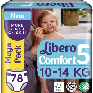 Підгузки Libero Ліберо Comfort 5 10-14 кг 78 шт одноразові (7322541083346) ТОП в Рівному