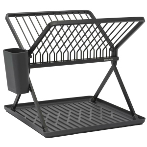 Сушарка для посуду Brabantia Foldable Dish Rack Темно-сіра (139406) в Рівному