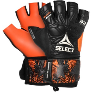 Вратарские перчатки Select Goalkepeer Gloves Futsal Liga 33 10 (201) Черно-оранжевые (5703543212088) ТОП в Ровно