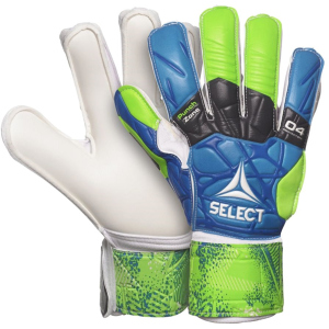 Вратарские перчатки Select Goalkeeper Gloves 04 Hand Guard 5 (332) Сине/зелено/белые (5703543200498) в Ровно