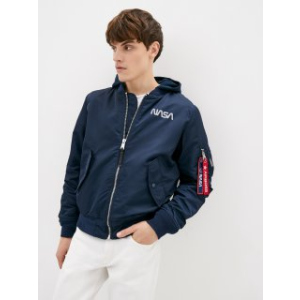 Куртка Airboss MA-1 Hooded NASA 4XL Replica Blue (707568225905_A) в Ровно