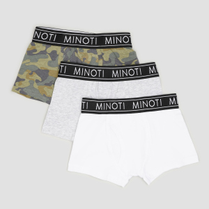 Трусики-шорты Minoti 7B BRIEF 4 35100JNR 98-104 см 3 шт Милитари (5059030615819) надежный