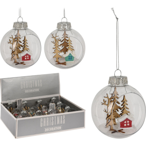 Набор елочных шаров Christmas Decoration 8 см 12 шт (CAA126890) в Ровно