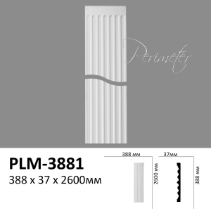 Пілястра 388-2 молдинг PLM-3881 * 388 x 37 x 2600 в Рівному