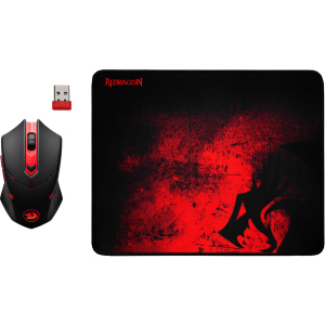 Комплект Ігровий Redragon M601WL-BA Black-Red (78227) краща модель в Рівному