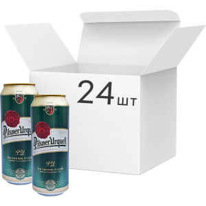 Упаковка пива Pilsner Urquell світле фільтроване 4.4% 0.5 л x 24 шт (8594404000084) в Рівному